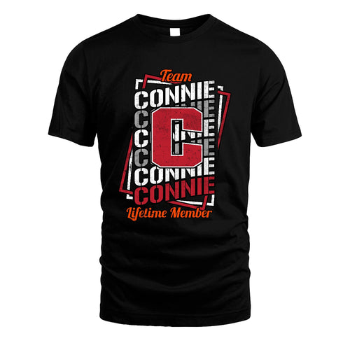 Team Your Name Lifetime Member Sporty Shirt CONNIE M1-25