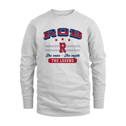 The Man The Myth The Legend With Your Name Shirt ROB M1-35