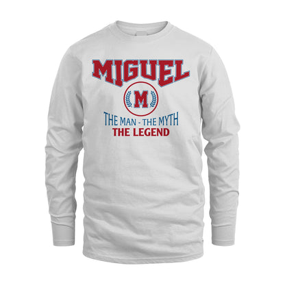 The Man The Myth The Legend Jet Style Shirt MIGUEL M1-9