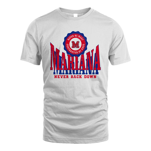 Your Name Never Back Down Shirt MARIANA M1-33