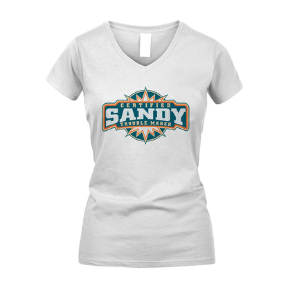Certified Your Name Trouble Maker Shirt SANDY M1-36
