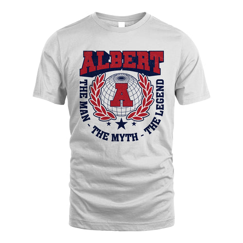 The Man The Myth The Legend Logo Shirt ALBERT M1-30