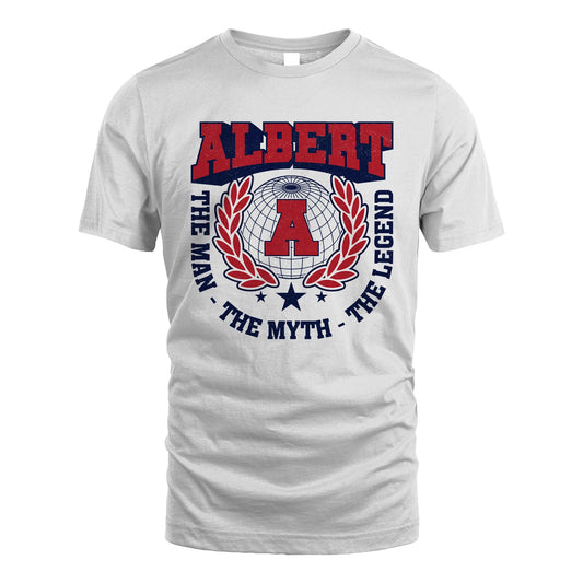 The Man The Myth The Legend Logo Shirt ALBERT M1-30