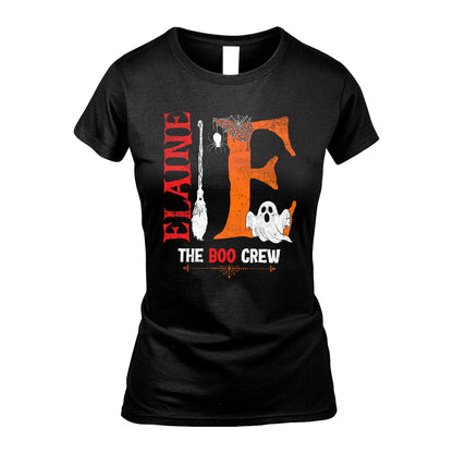 The Boo Crew Halloween With Your Name Shirt ELAINE M1-23