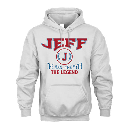 The Man The Myth The Legend Jet Style Shirt JEFF M1-9