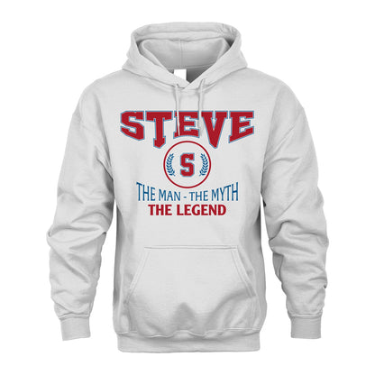 The Man The Myth The Legend Jet Style Shirt STEVE M1-9