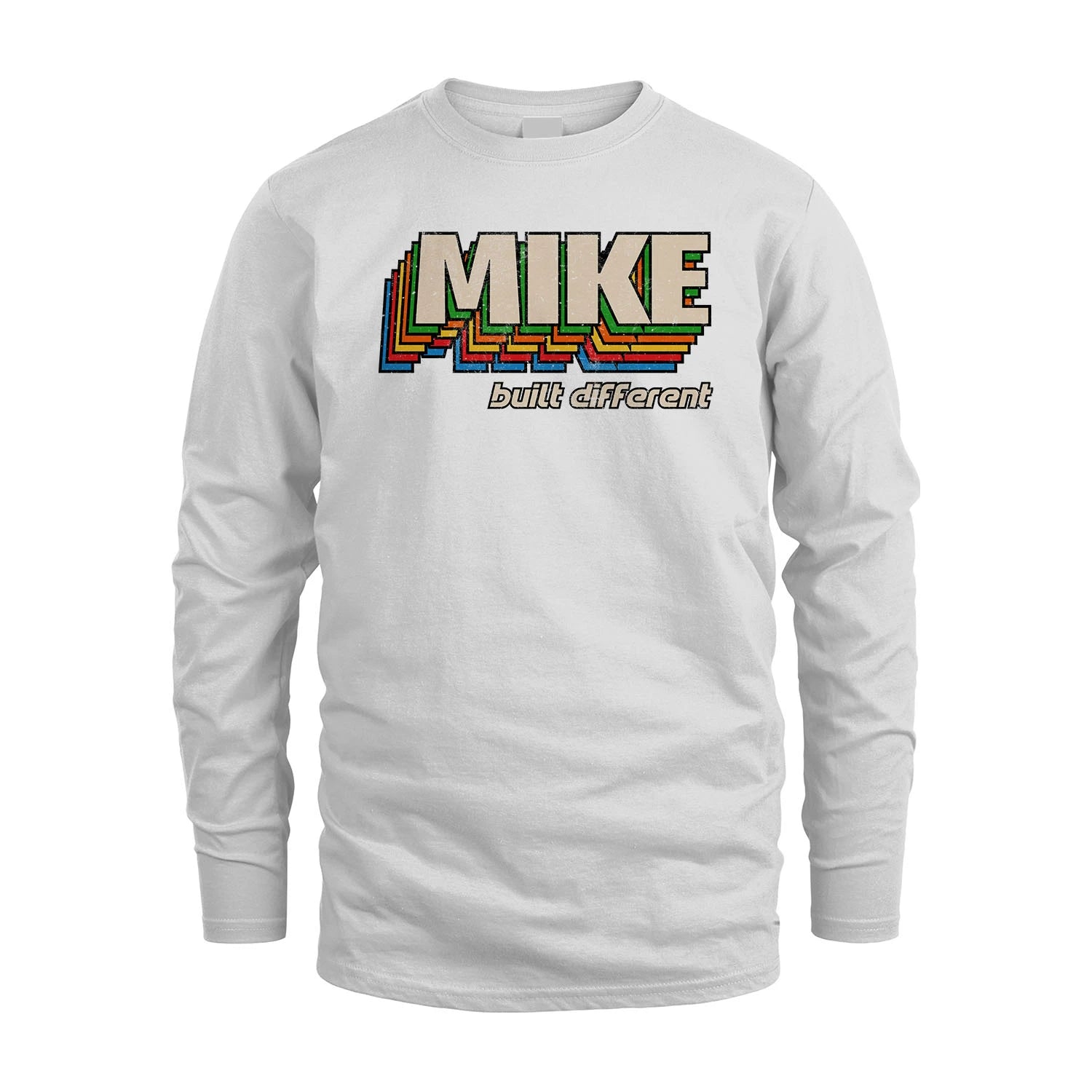 Your Name Built Different Retro Shirt MIKE M1-26