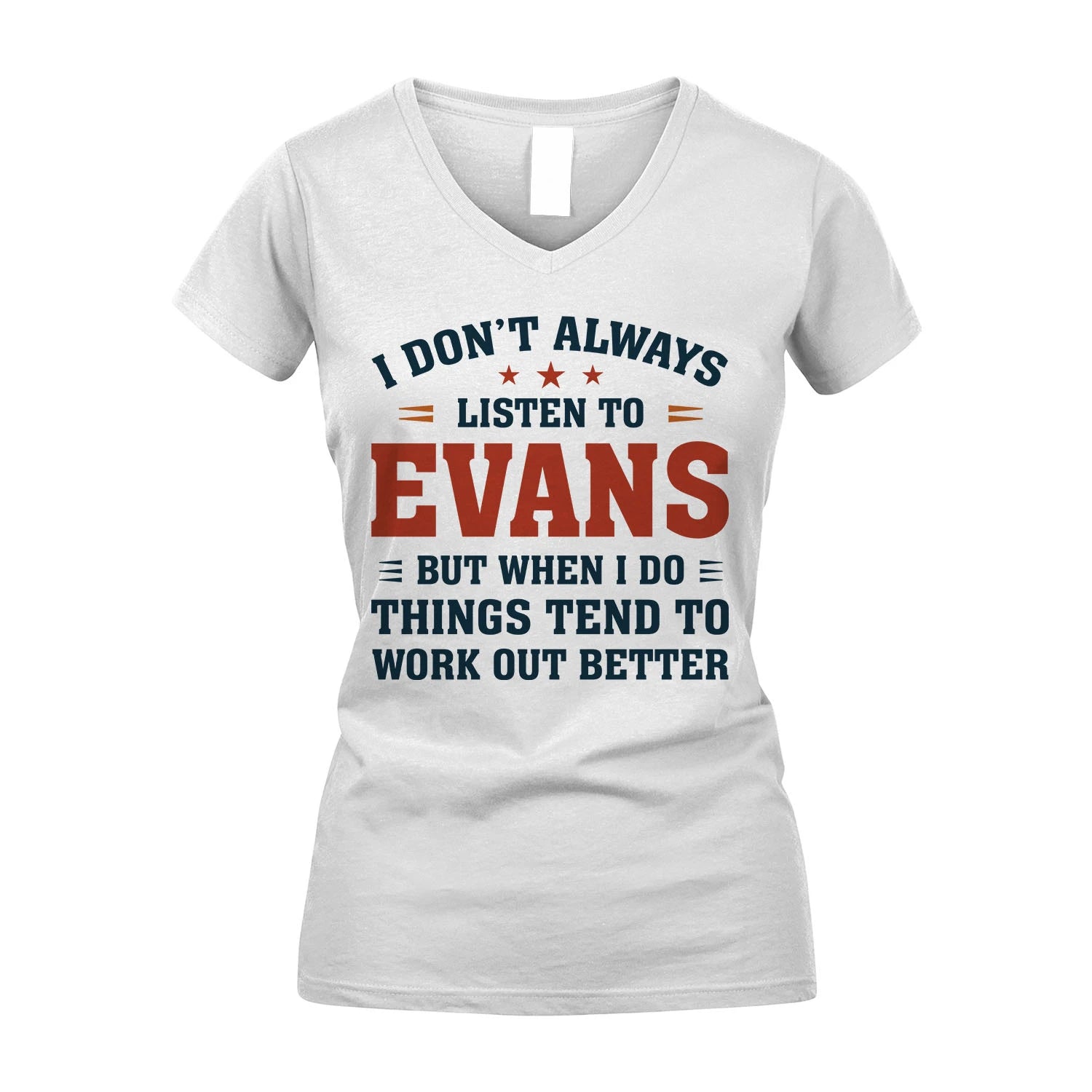 I Don't Always Listen To... EVANS M1-2