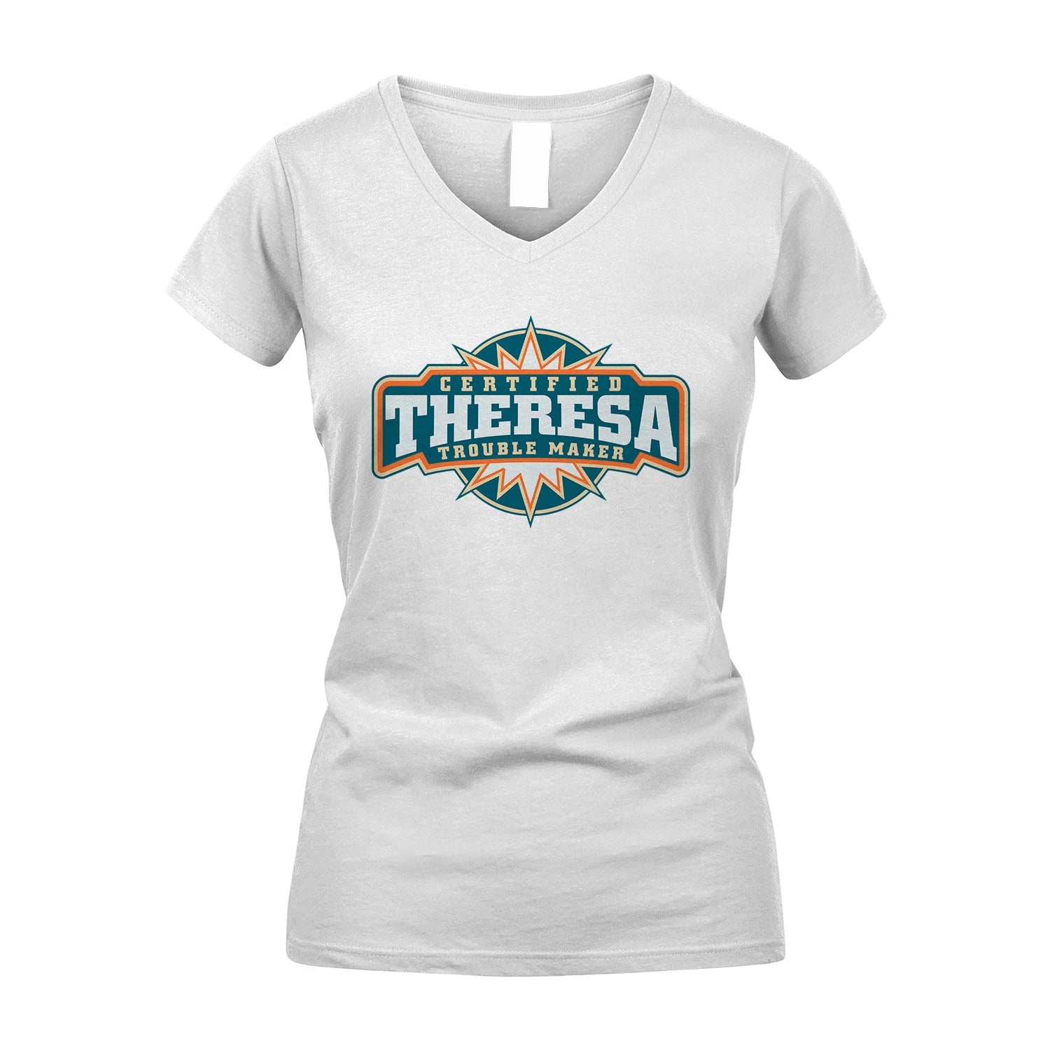 Certified Your Name Trouble Maker Shirt THERESA M1-36