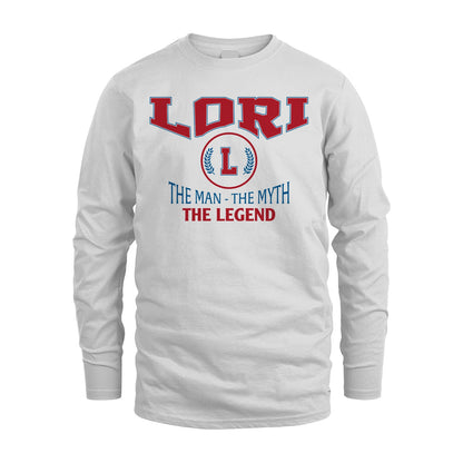 The Man The Myth The Legend Jet Style Shirt LORI M1-9