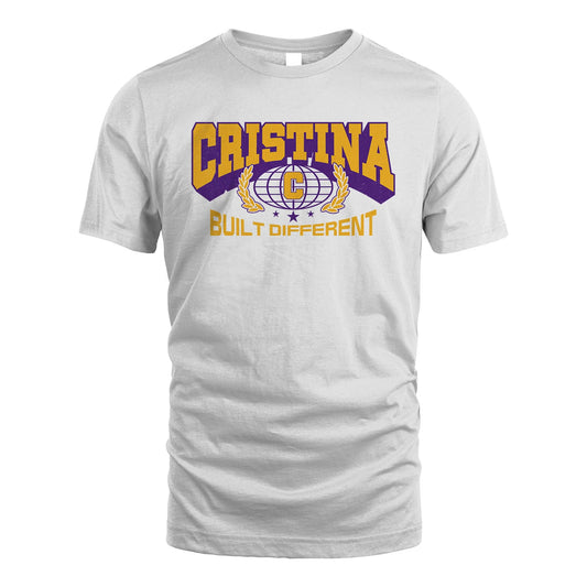 Your Name Built Different Sporty Shirt CRISTINA M1-32