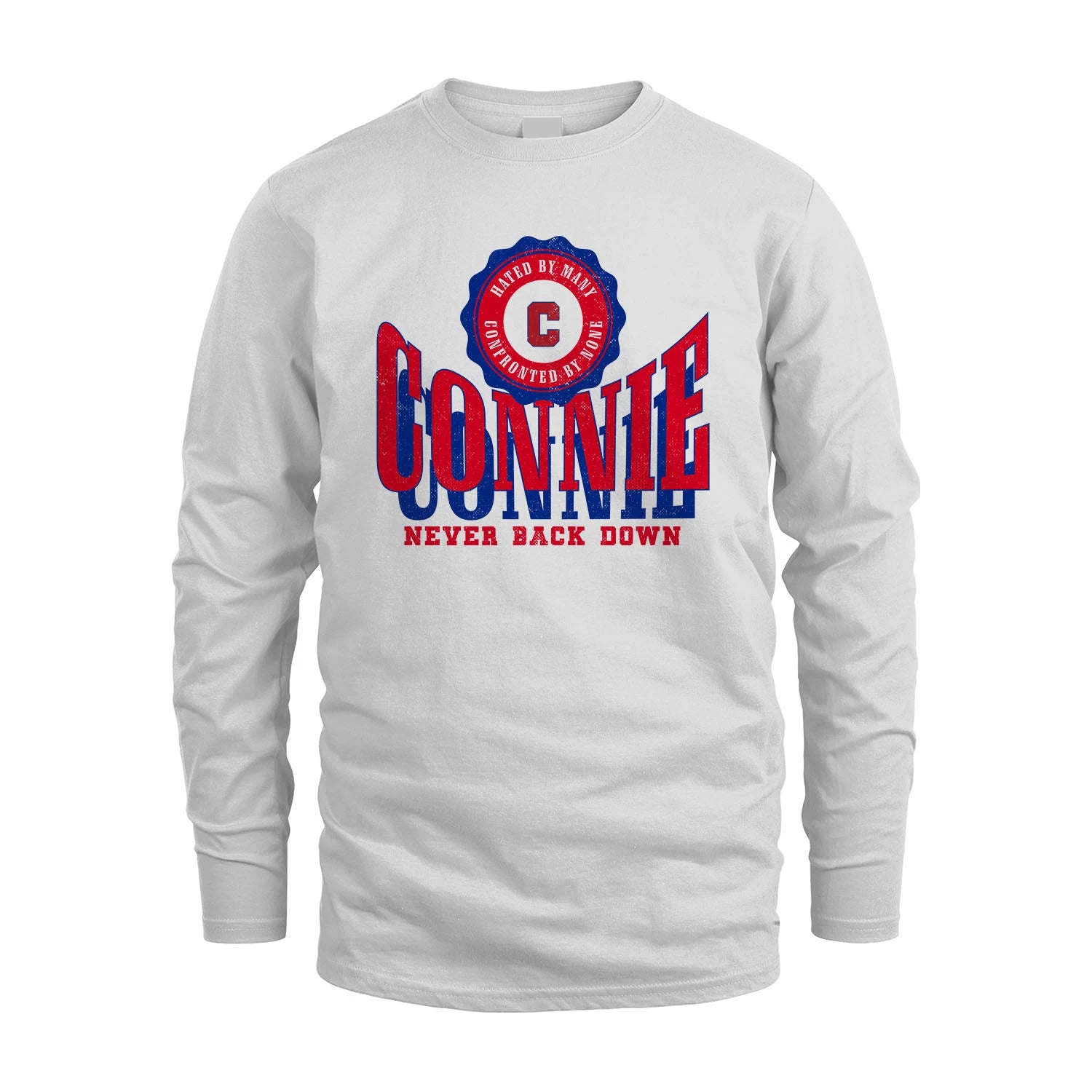 Your Name Never Back Down Shirt CONNIE M1-33