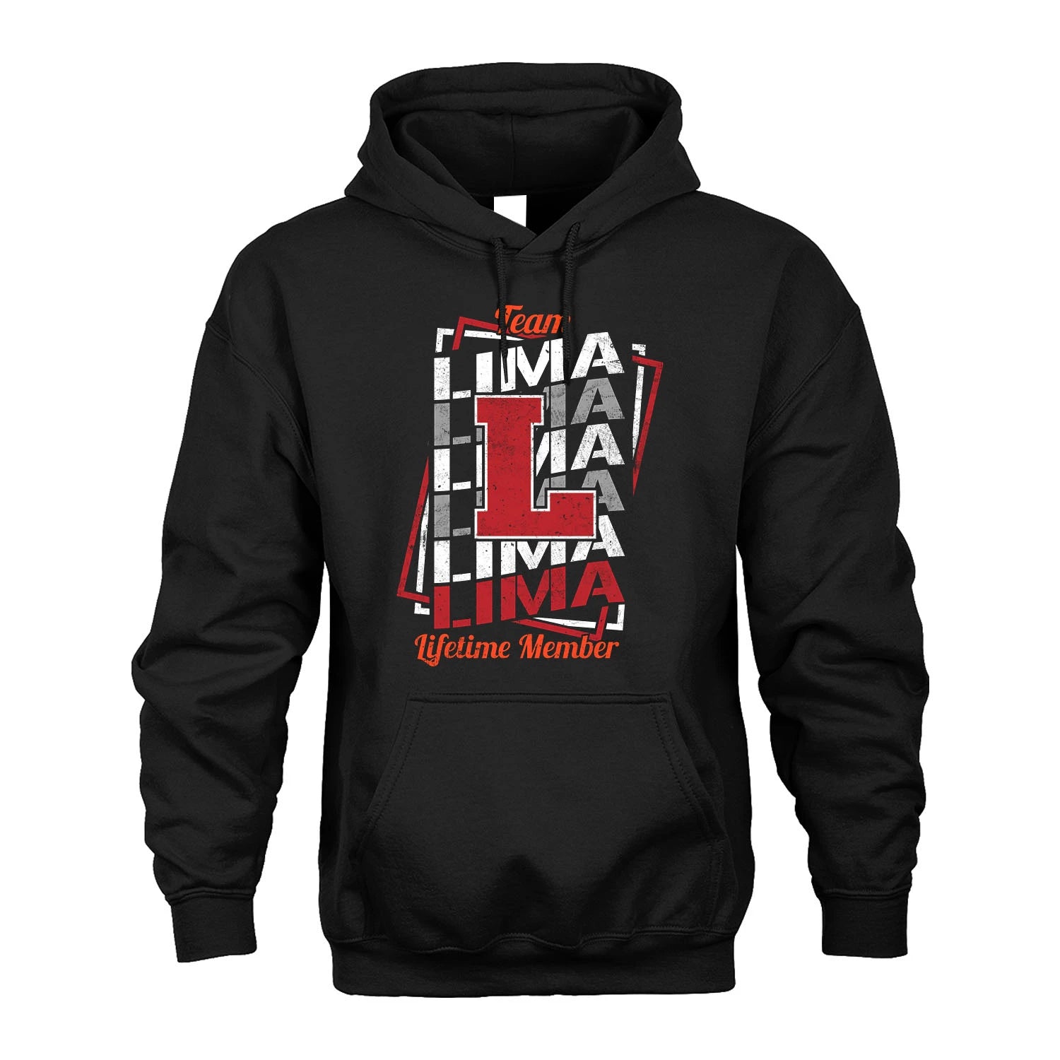 Team Your Name Lifetime Member Sporty Shirt LIMA M1-25