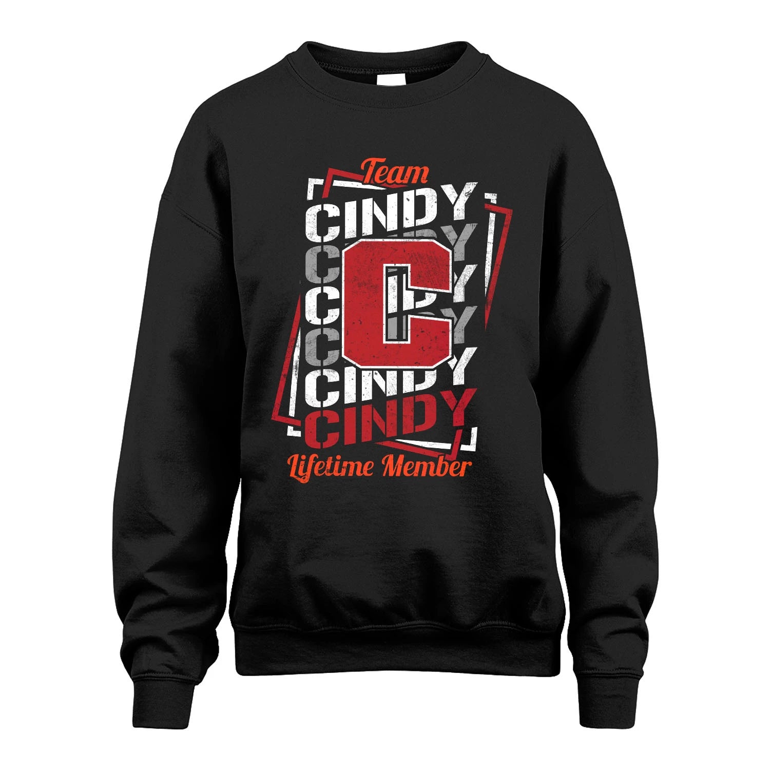 Team Your Name Lifetime Member Sporty Shirt CINDY M1-25