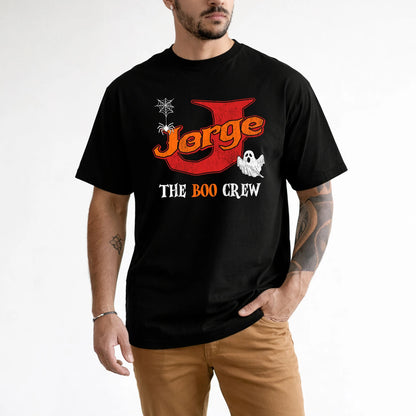 The Boo Crew Halloween Custom Name Shirt JORGE M1-22