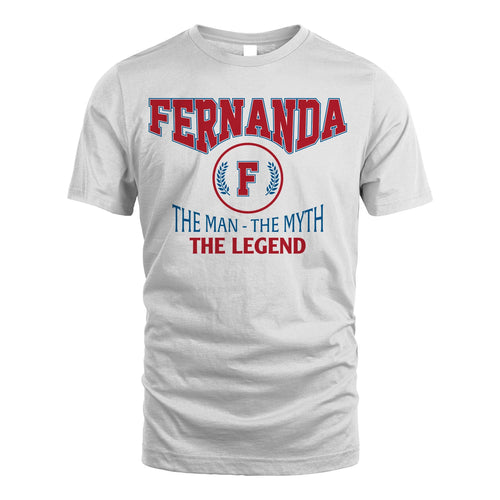 The Man The Myth The Legend Jet Style Shirt FERNANDA M1-9