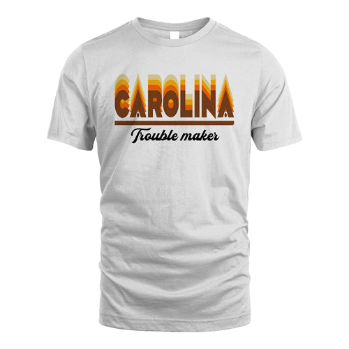 Your Name Trouble Maker Funny Shirt CAROLINA M1-34