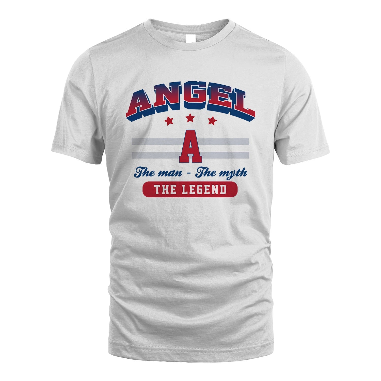 The Man The Myth The Legend With Your Name Shirt ANGEL M1-35