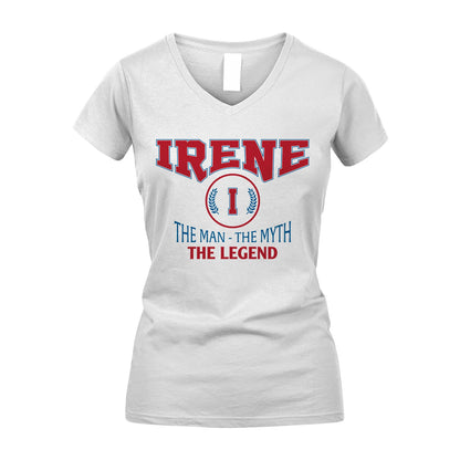 The Man The Myth The Legend Jet Style Shirt IRENE M1-9