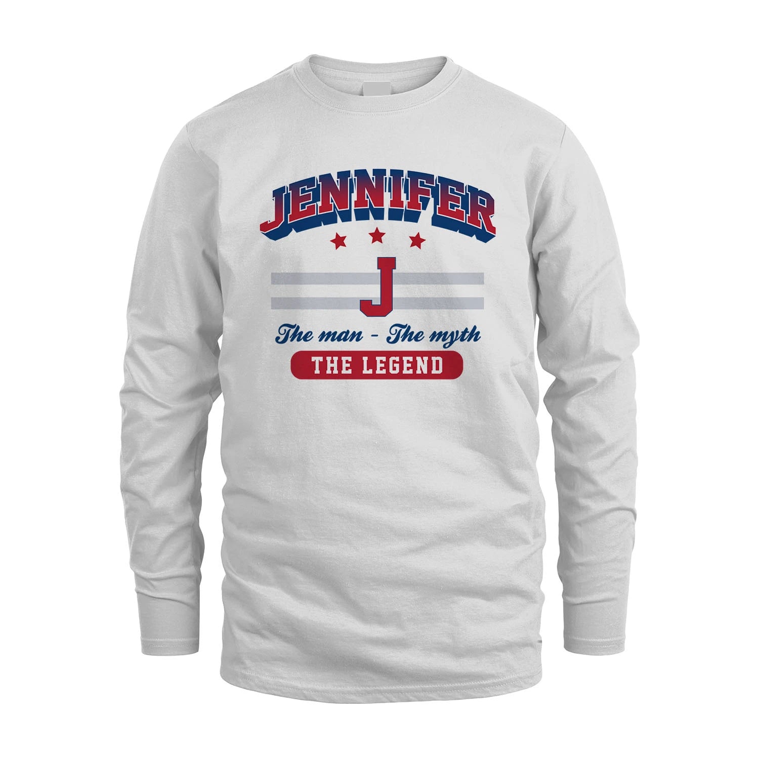 The Man The Myth The Legend With Your Name Shirt JENNIFER M1-35