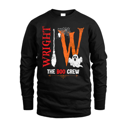 The Boo Crew Halloween With Your Name Shirt WRIGHT M1-23