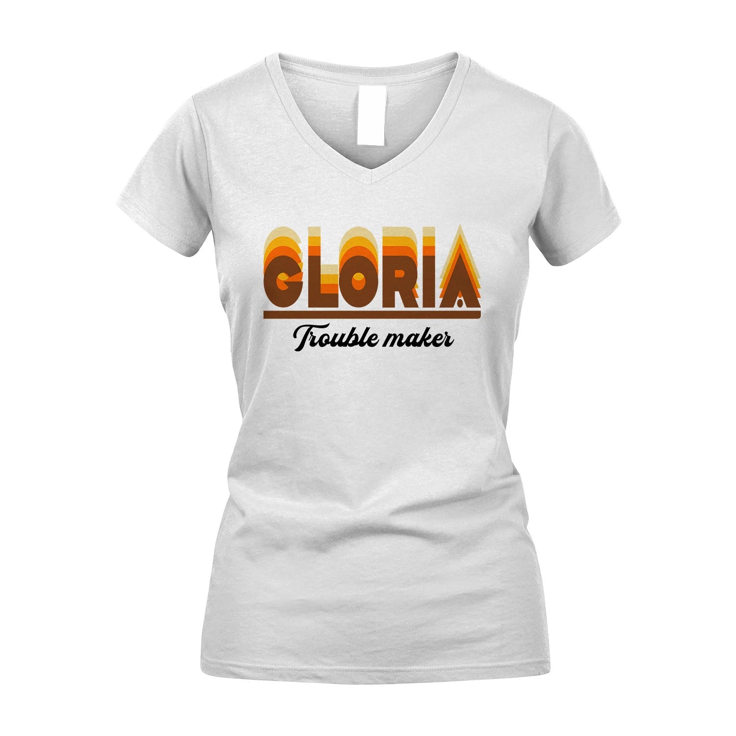 Your Name Trouble Maker Funny Shirt GLORIA M1-34