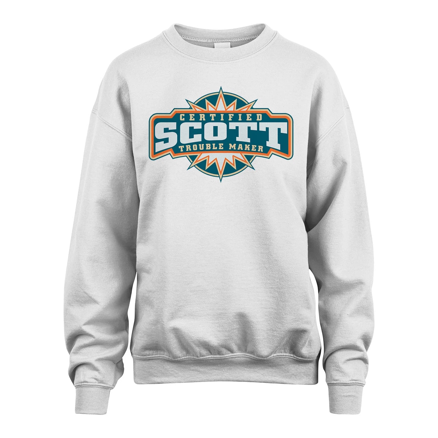Certified Your Name Trouble Maker Shirt SCOTT M1-36