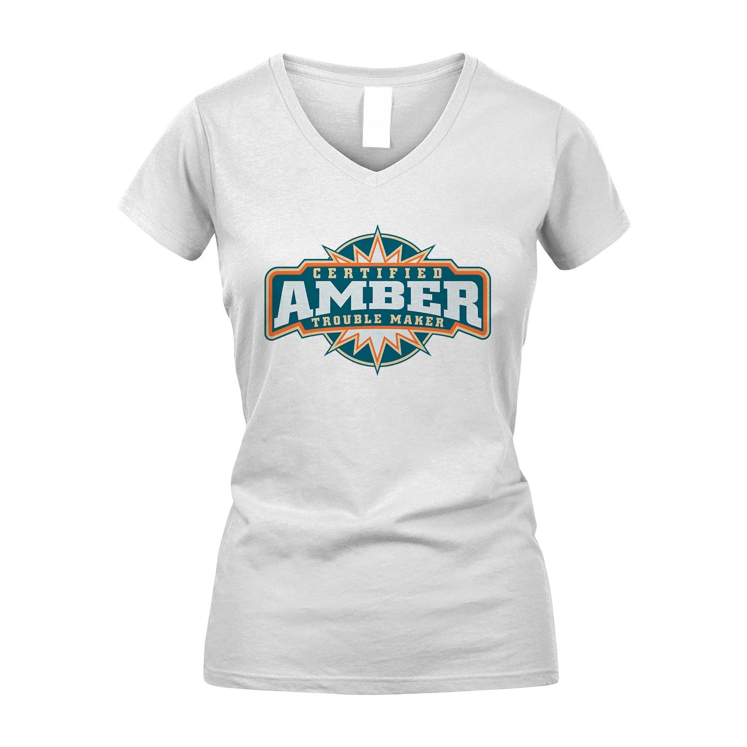 Certified Your Name Trouble Maker Shirt AMBER M1-36