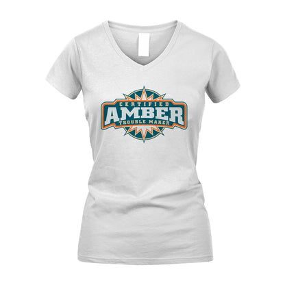 Certified Your Name Trouble Maker Shirt AMBER M1-36