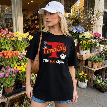 The Boo Crew Halloween Custom Name Shirt TIMOTHY M1-22