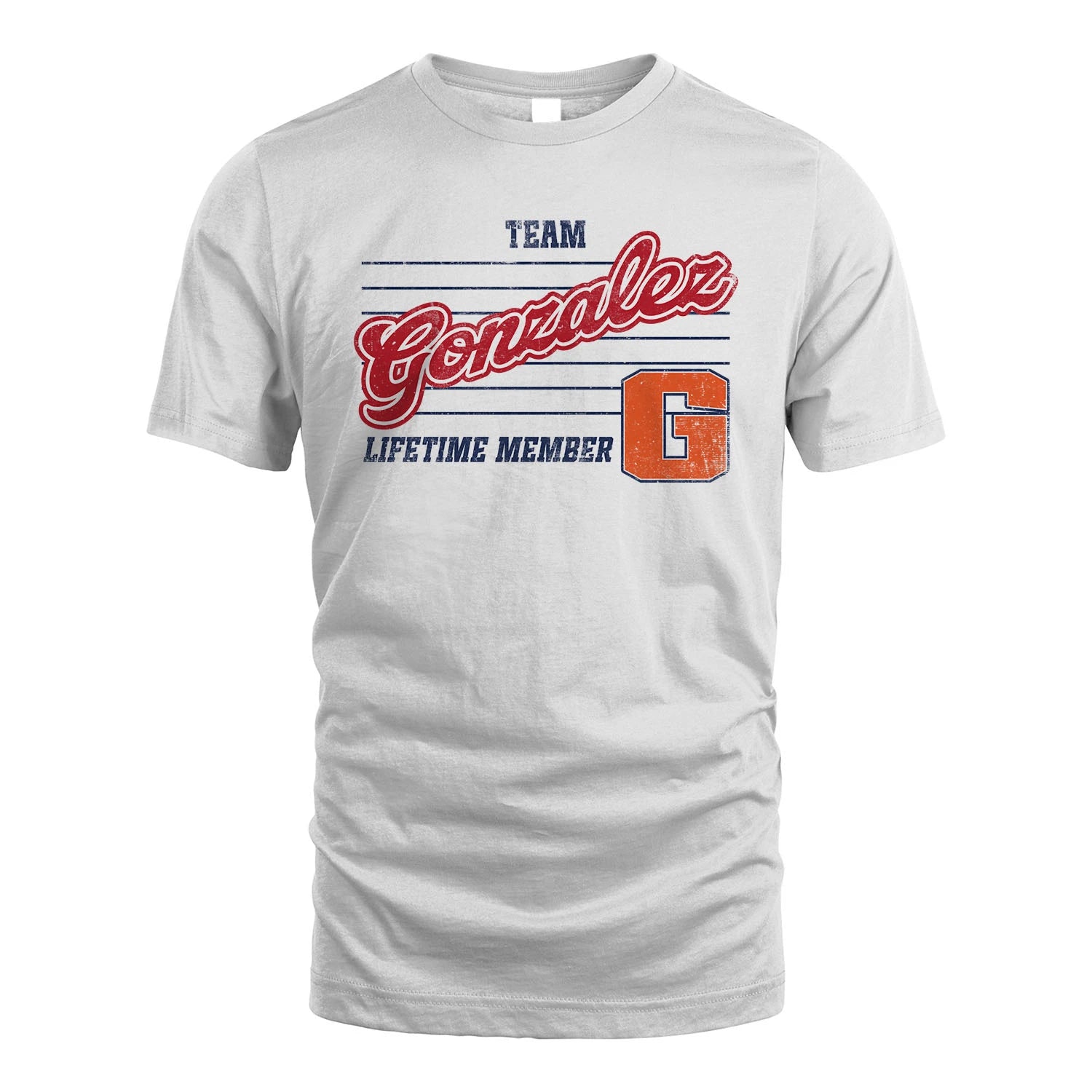 Team Your Name Lifetime Member Vintage Shirt GONZALEZ M1-24