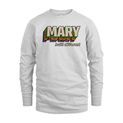 Your Name Built Different Retro Shirt MARY M1-26