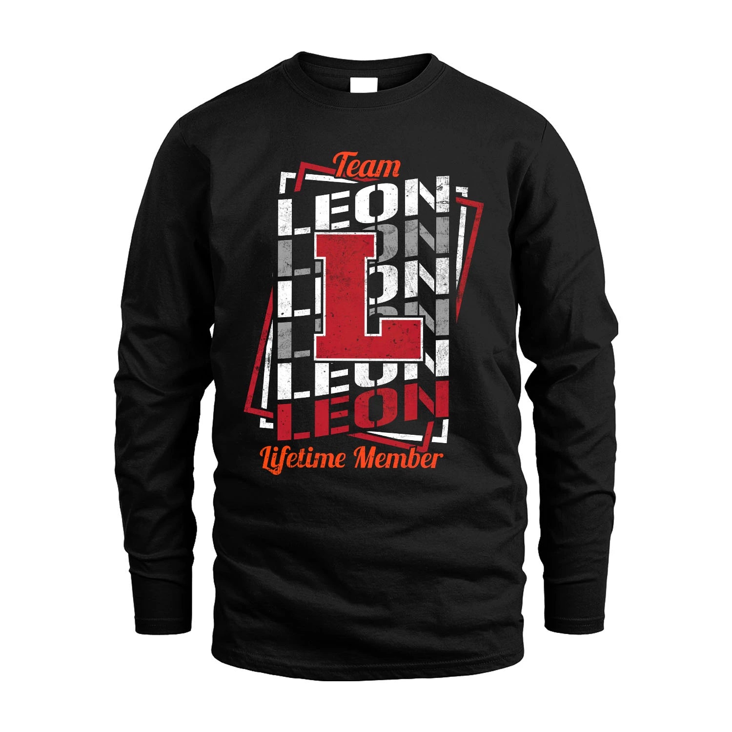 Team Your Name Lifetime Member Sporty Shirt LEON M1-25