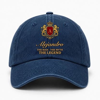 The Man The Myth The Legend Royal Blue Cap ALEJANDRO 13K1 C49PF