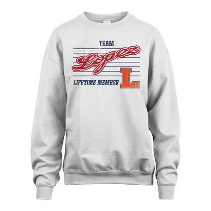Team Your Name Lifetime Member Vintage Shirt LOPEZ M1-24