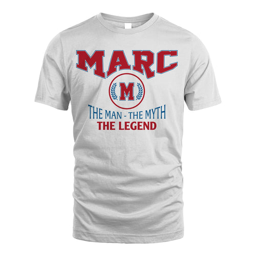 The Man The Myth The Legend Jet Style Shirt MARC M1-9