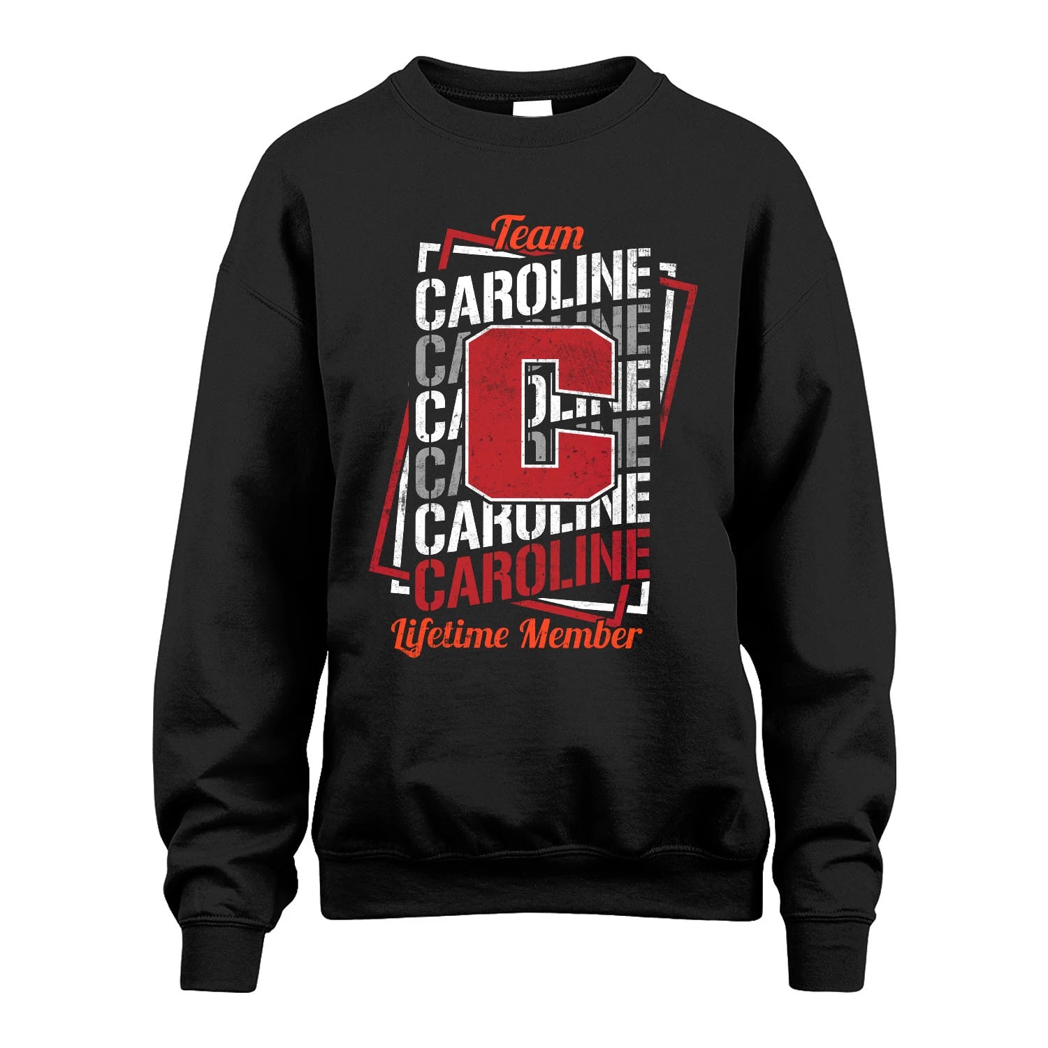 Team Your Name Lifetime Member Sporty Shirt CAROLINE M1-25