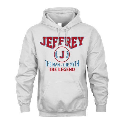 The Man The Myth The Legend Jet Style Shirt JEFFREY M1-9