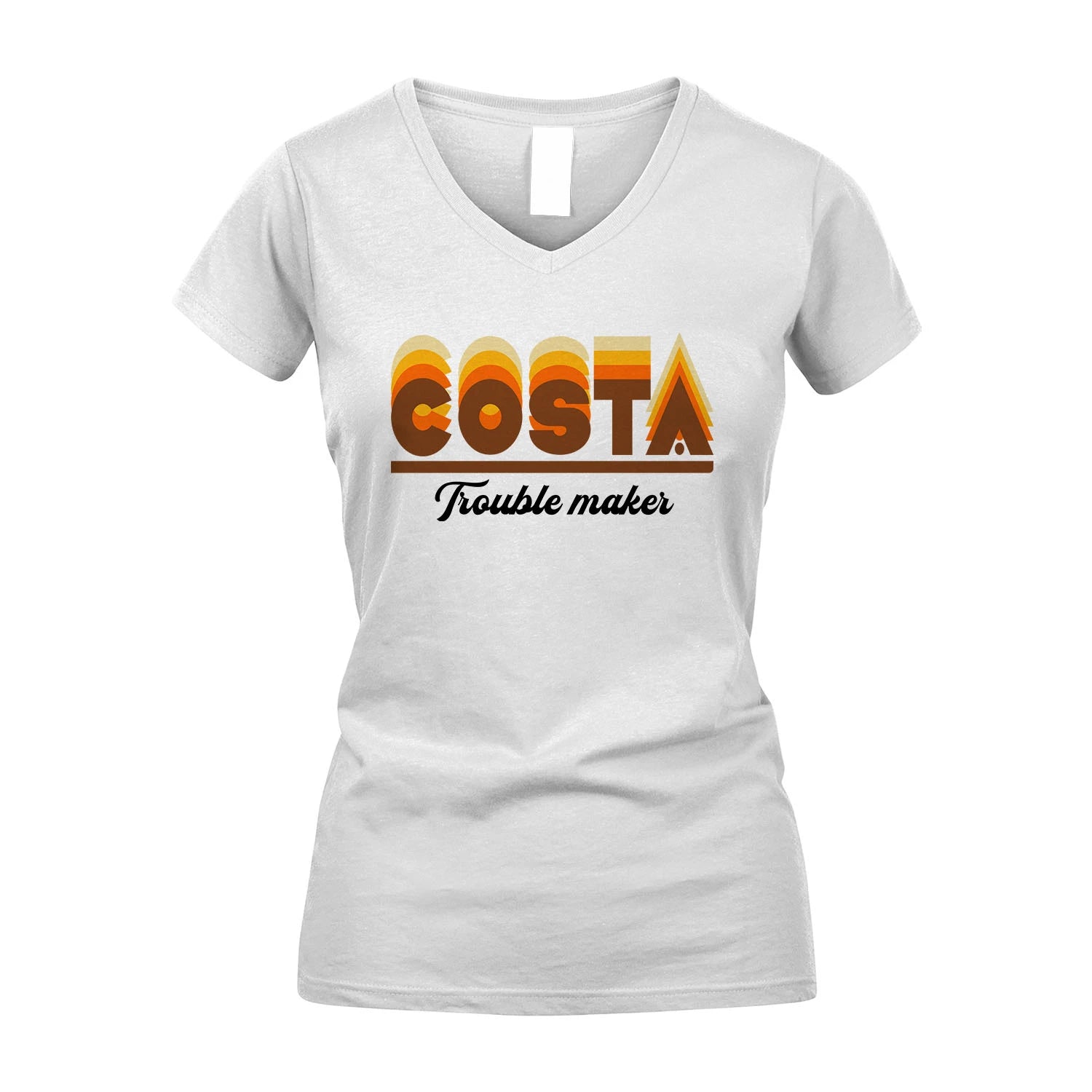 Your Name Trouble Maker Funny Shirt COSTA M1-34