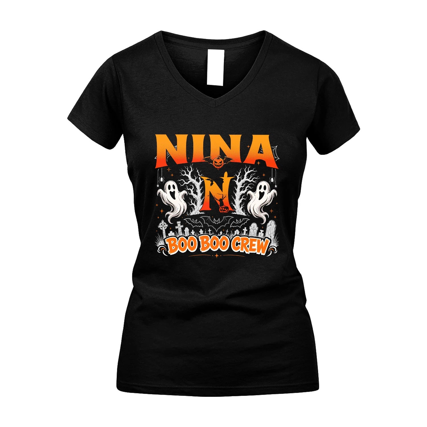 Boo Boo Crew Halloween Custom Name Shirt NINA M1-28