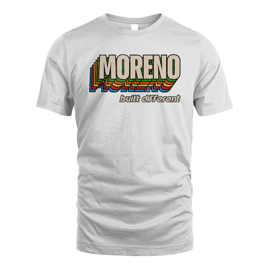 Your Name Built Different Retro Shirt MORENO M1-26