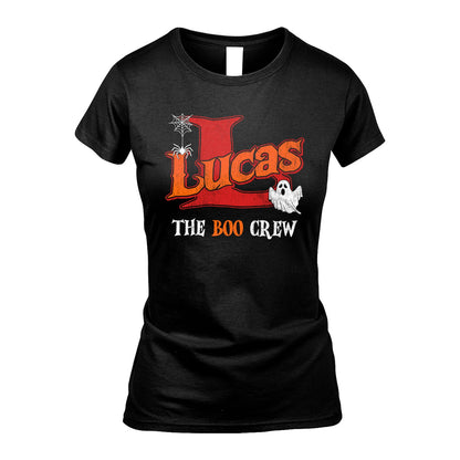 The Boo Crew Halloween Custom Name Shirt LUCAS M1-22