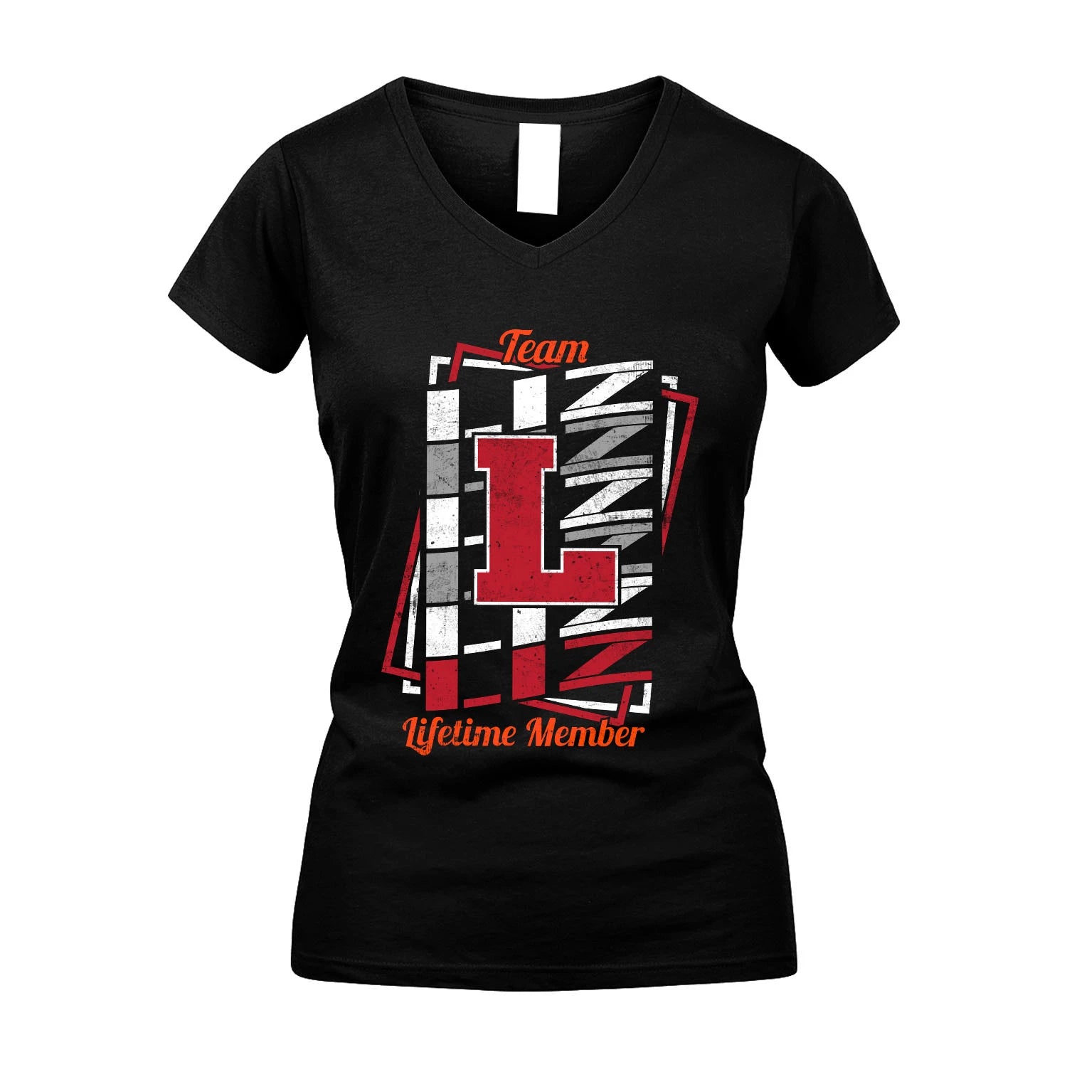 Team Your Name Lifetime Member Sporty Shirt LIZ M1-25