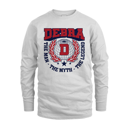 The Man The Myth The Legend Logo Shirt DEBRA M1-30