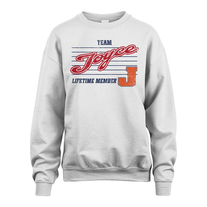 Team Your Name Lifetime Member Vintage Shirt JOYCE M1-24