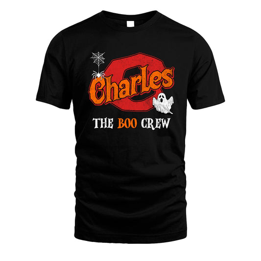 The Boo Crew Halloween Custom Name Shirt CHARLES M1-22