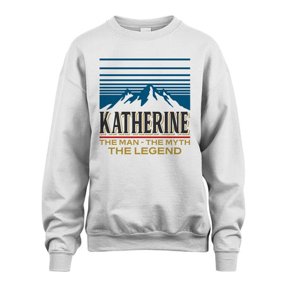 The Man The Myth The Legend Vintage Mountain Shirt KATHERINE M1-19