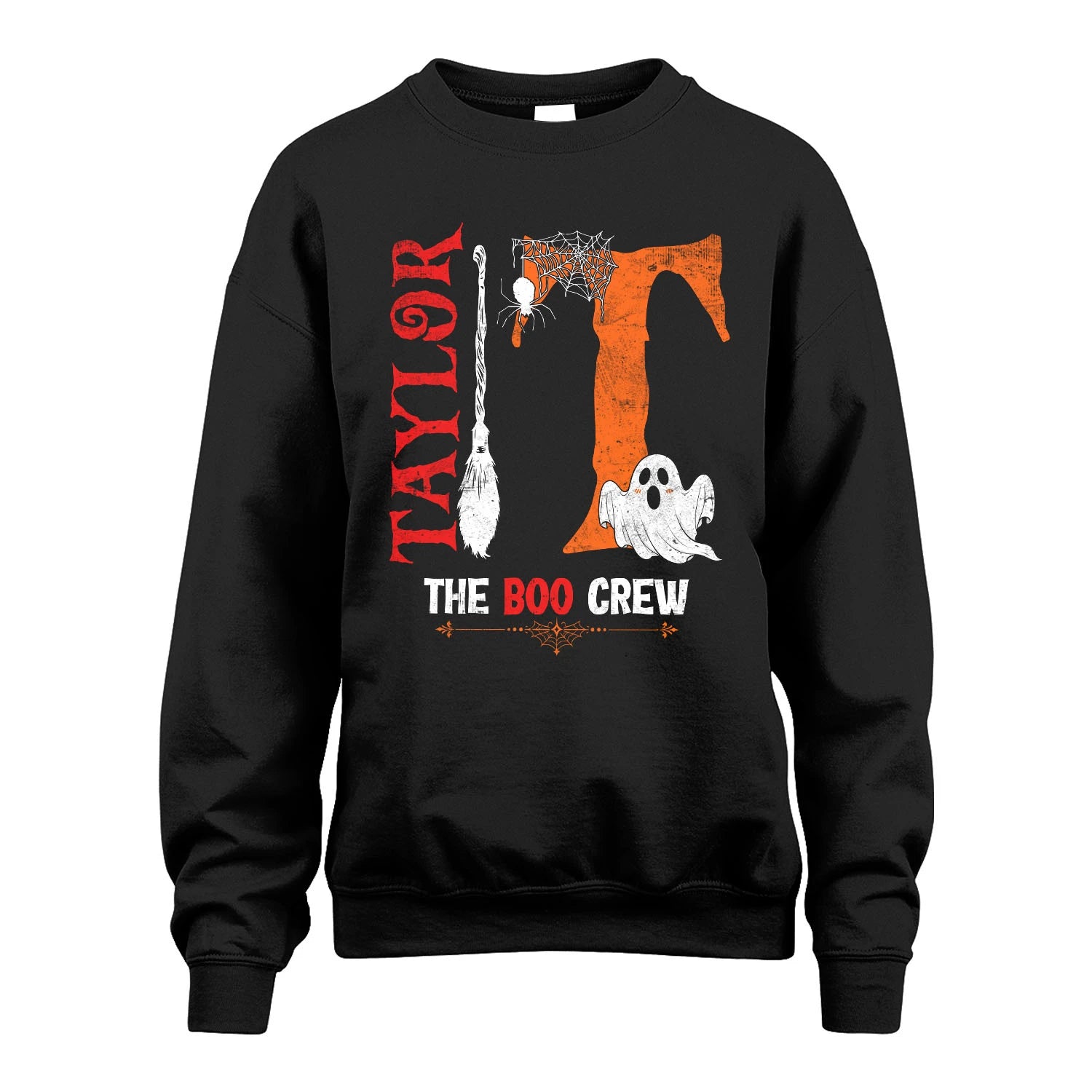 The Boo Crew Halloween With Your Name Shirt TAYLOR M1-23