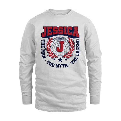 The Man The Myth The Legend Logo Shirt JESSICA M1-30
