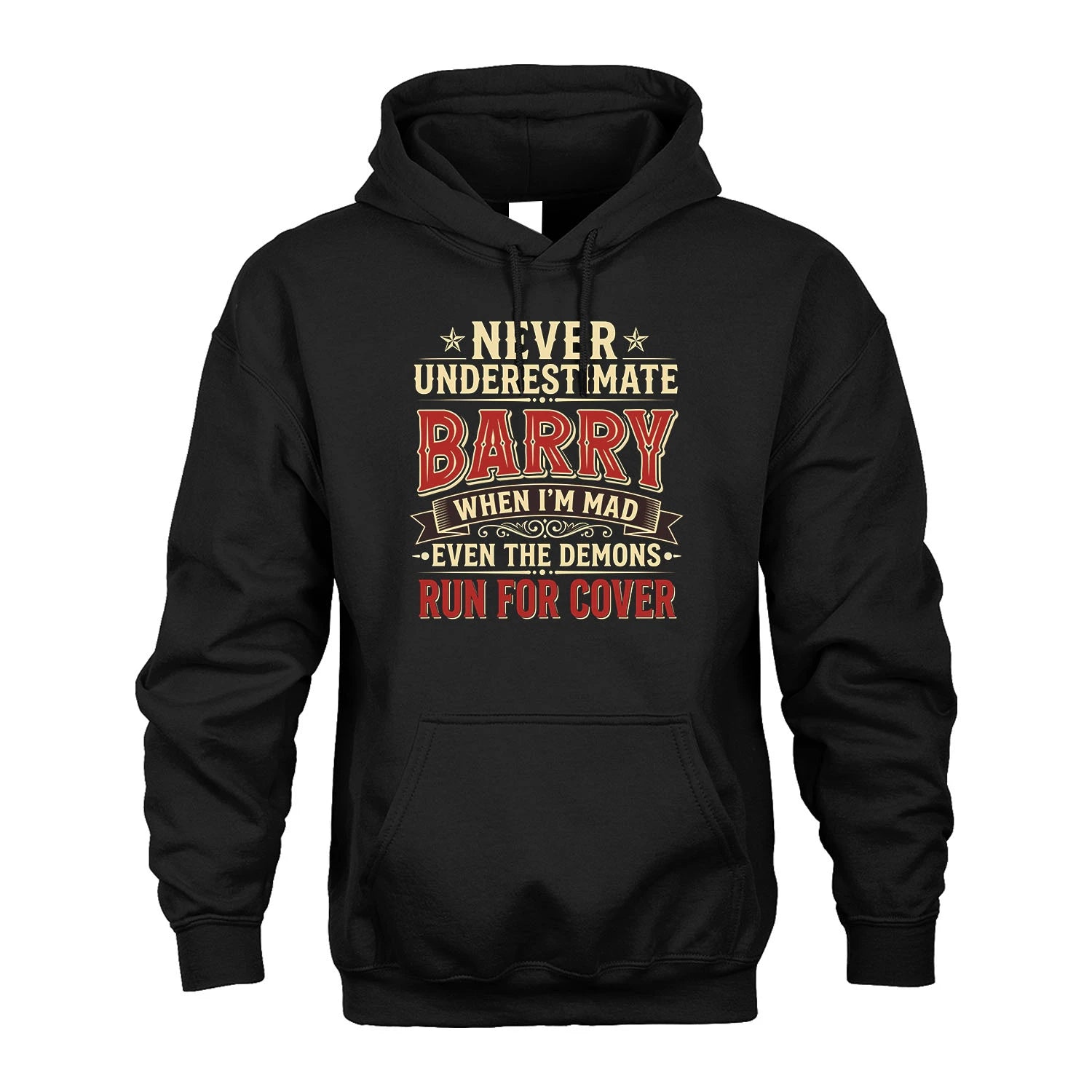 Never Underestimate When I'm Mad Shirt BARRY M1-4